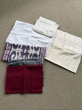 7 pcs of standard pillowcases